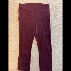 Lululemon Pace Rival High Rise Crop 22”